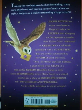 Libro Harry Potter y la piedra filosofal (EN)