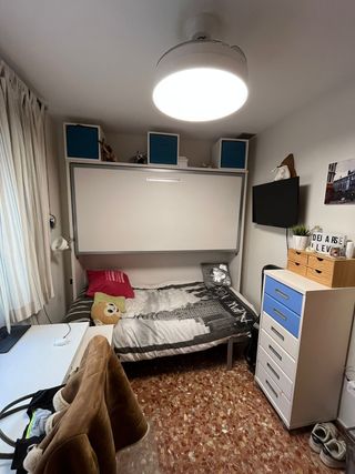 Habitación Juvenil camas abatibles, escritorio, ..