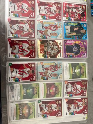 Lote cromos Rayo Vallecano Adrenalyn XL