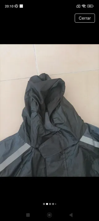 Impermeable moto talla xl Road con buzo capucha