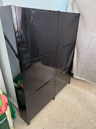 Mueble Zapatero Negro