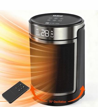 Calefactor YASHE con ventilador y mando