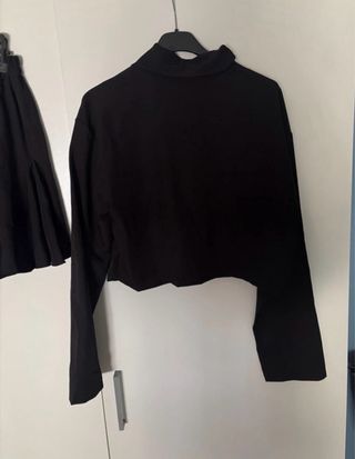 Conjunto falda y blusa negro Talla 38/40