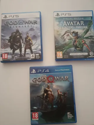 Avatar y God of war PlayStation