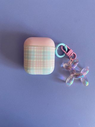 Funda AirPods 1 con llavero de perro