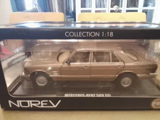 Norev 1/18 Mercedes 560SEL Dorado