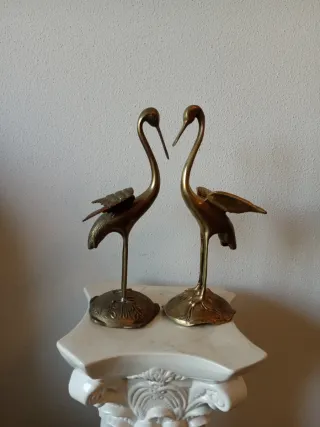 Garzas decorativas de metal