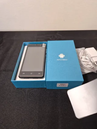 Teléfono Móvil Negro y Azul