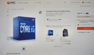 PC Gaming i5 10400F GTX1650 16GB RAM