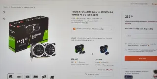 PC Gaming i5 10400F GTX1650 16GB RAM