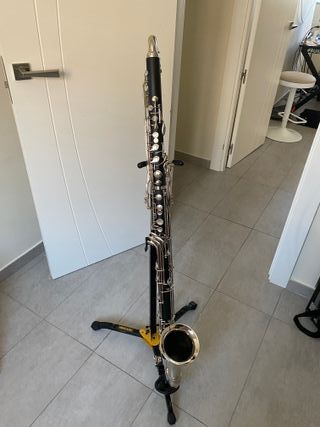 Clarinete Bajo Kessler Do Grave con funda BAM