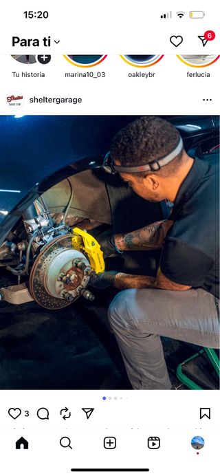 Pintura de pinzas de freno