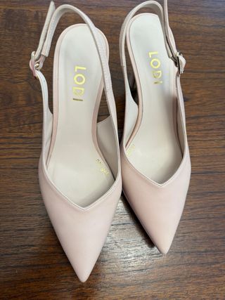 Zapatos de Tacón color nude talla 38