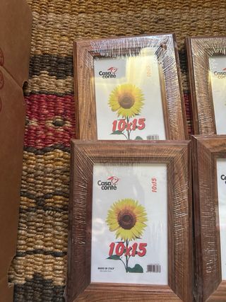 Set 4 Cornici Legno 10x15 Casa Conté