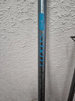 Cañas de pesca carbono marca vercelli con carrete