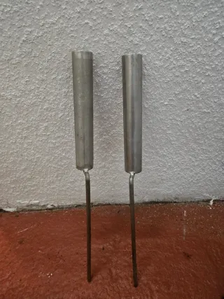 Cañas de pesca carbono marca vercelli con carrete