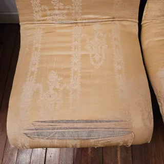 Sofá, butacas y sillas mid-century