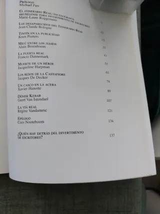 Tintín, Divertimento de escritores