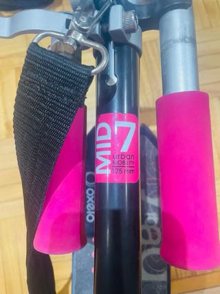 Patinete Oxelo Mid 7 Rosa y Negro