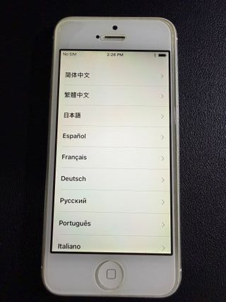 iPhone 5 Blanco