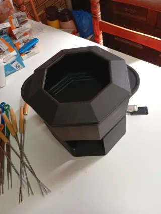 Set Fondue Hierro Carne Queso Nuevo