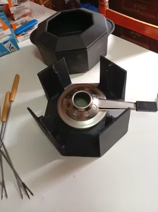 Set Fondue Hierro Carne Queso Nuevo