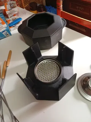 Set Fondue Hierro Carne Queso Nuevo