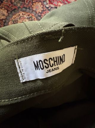 Pantalón de hombre Moschino cinco bolsillos recto