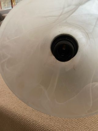 Lámparas de pared/techo metal y cristal