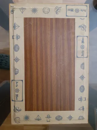 Quadro Nudos Marini in Legno e Metallo