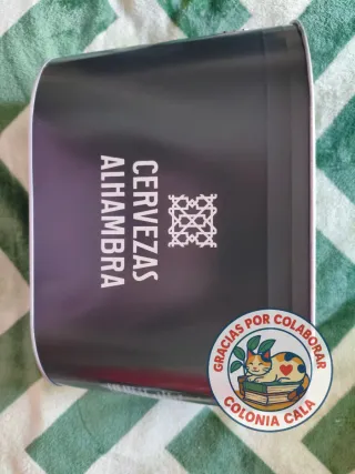 Cubitera Alhambra Metal gris oscuro y Multicolor