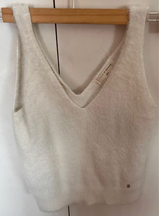 Top Brownie pelo blanco Talla XS-S