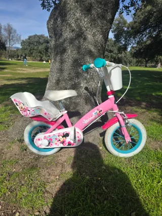 Bicicleta infantil rosa Minnie Mouse