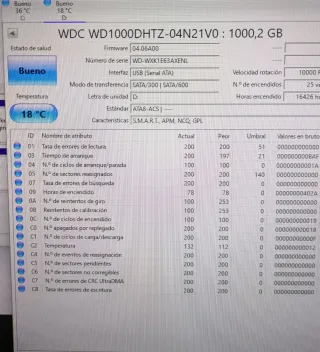 Disco Duro WD VelociRaptor 1TB 10000 RPM