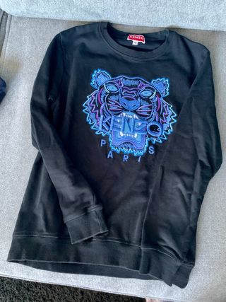 Sudadera Kenzo Tiger Negra Talla M
