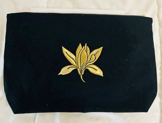 Borsetta gioielli Chanel nero dorato