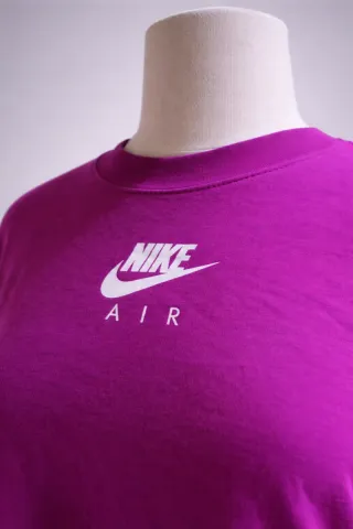 Sudadera Nike Air Crop Fucsia Talla M