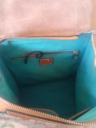 Mochila Gucci Marrón y Beige