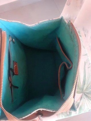 Mochila Gucci Marrón y Beige