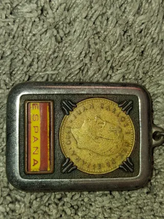 Llavero de España con Moneda Juan Carlos I