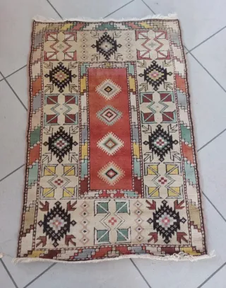 Tappeto vintage Kilim Turco Usato