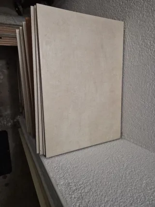 Lote de 58 baldosas racholas de cerámica.