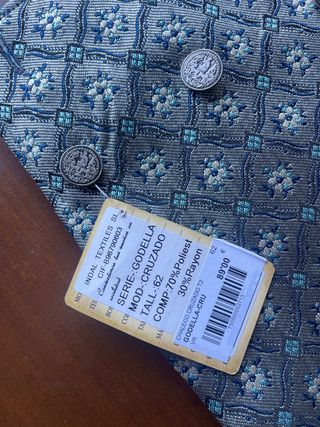 Chaleco fallero hombre azul y plata