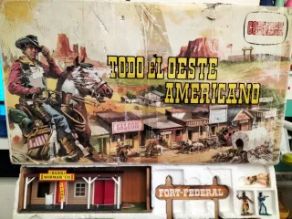 Juguete Antiguo Comansi Todo el Oeste Americano