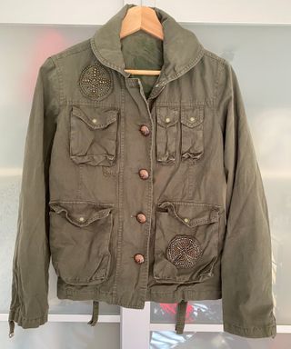 Chaqueta Lois Militar Verde Talla S