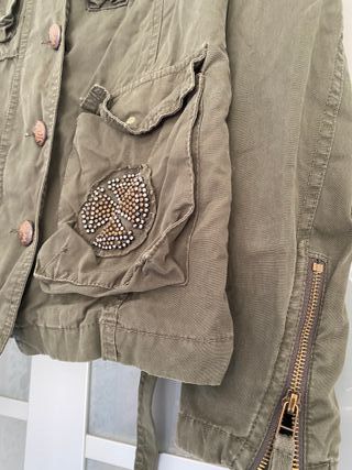 Chaqueta Lois Militar Verde Talla S