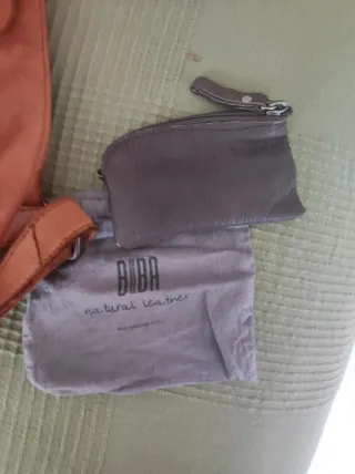 Mochila Biba Piel Marrón/Cuero + regalo de moneder
