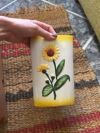 Decorazione girasole per termosifone