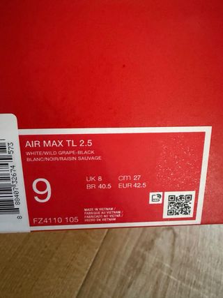 Nike Air Max TL 2.5 Morado Blanco