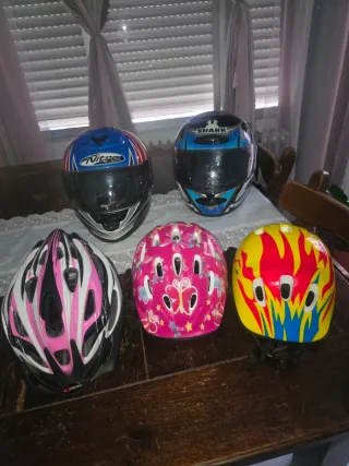 Casco de moto y bici infantil